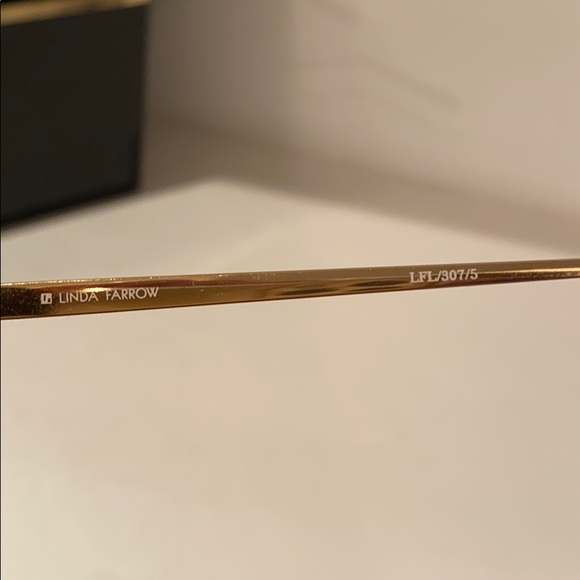 LINDA FARROW 18K GOLD AVIATORS - Picture 8 of 13